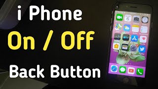 Iphone Me Back Button Kaise Lagaye  Iphone Back Button Setting  Iphone Back Option [upl. by Ebehp]