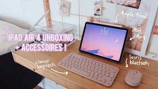 iPAD AIR 4 UNBOXING  ACCESSOIRES  💞 [upl. by Artinahs143]