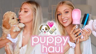 EVERYTHING I BOUGHT FOR MY NEW PUPPY 🐶💗 Puppy Haul Essentials [upl. by Laflam]