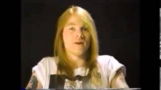 Guns N Roses Axl Rose On Why He Didnt Like Slashs Book [upl. by Nevi]