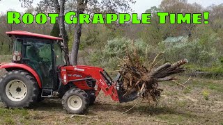 Branson tractor grapple work Land clearing amp more [upl. by Aicemaj]