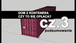 Dom z kontenera dom z kontenerów morskich Część 3 [upl. by Froma]