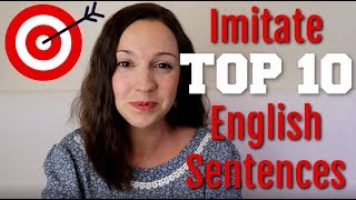 How to Pronounce TOP 10 English Sentences [upl. by Aisatna]