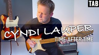 Cyndi Lauper  Time After Time  Guitar cover [upl. by Karee147]