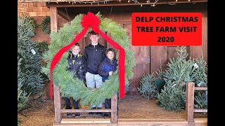 Delp Christmas Tree Farm Visit 2020  Christmas Tree Farm Tour [upl. by Anceline]