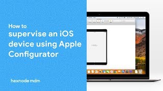 How to supervise an iOS device using Apple Configurator [upl. by Yleve12]