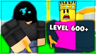 TANQR VS HIGHEST LEVEL PLAYER 600 Roblox Arsenal [upl. by Debi878]