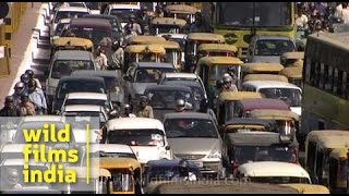 Massive traffic jam in New Delhi [upl. by Zeeba]