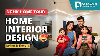 3BHK Home Tour  Mumbai House Interior Design  Design Cafe Home Interiors [upl. by Lazar618]