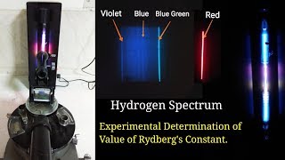 Rydbergs Constant by studying Hydrogen Spectrum  Experiment [upl. by Essex]