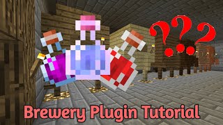 Tutorial for Brewery Plugin on Minecraft University [upl. by Ynaffi]