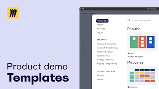 How to Use Miro Templates [upl. by Golden]