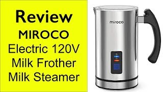 Review Miroco Milk Frother  How to make froth milk at home [upl. by Meehsar]