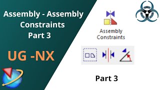 Unigraphics NXAssembly Tutorials  Assembly Constraints Part 3  How to assemble components in UG [upl. by Robinet]