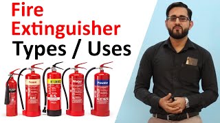 Types of Fire Extinguisher and Their Uses [upl. by Leaw]