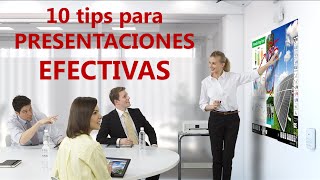 10 Tips Presentaciones Efectivas [upl. by Brottman259]