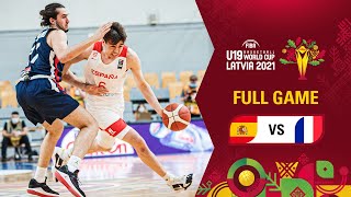 Spain v France  Full Game  FIBA U19 Basketball World Cup 2021 [upl. by Etteniuq]