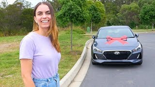 ACTUALLY SURPRISING my Girlfriend with a CAR PRANK [upl. by Surazal]