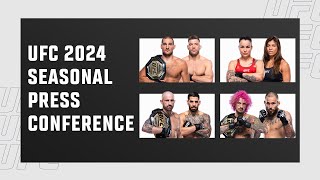 UFC 2024 Season Press Conference [upl. by Yssirhc282]