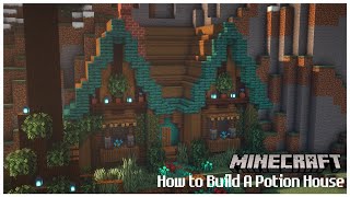 Minecraft  How To Build A Potion Brewing House Easy Build Tutorial [upl. by Akapol986]