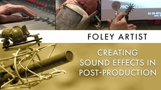 Foley Artists How Movie Sound Effects Are Made [upl. by Tollmann]