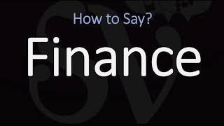 How to Pronounce Finance 3 WAYS British amp American English Pronunciation [upl. by Noet]