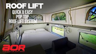 AOR  Handover  Pop Top Models  Easy roof lift system  2020 [upl. by Baldridge251]