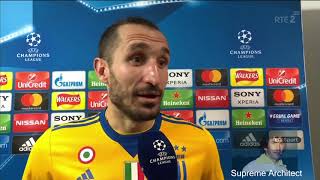 Giorgio Chiellini Post Match Interview Tottenham 12 Juventus [upl. by Enelaj623]