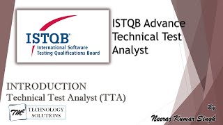 ISTQB Technical Test Analyst  Introduction  ISTQB Tutorials [upl. by Aynatahs]