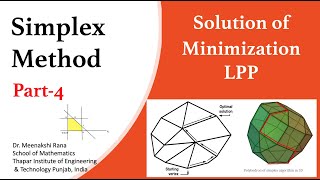 Simplex Method Part 4 Minimization Problem [upl. by Nyliak]