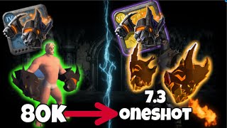 T4 ➜ 73 Oneshot  HellFire Solo PvP  Albion Online [upl. by Tod]