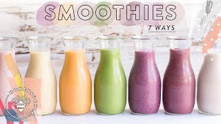 7 LifeChanging HEALTHY SMOOTHIES 🍓 HONEYSUCKLE [upl. by Anabahs]