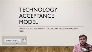 Technology Acceptance Model overview and use for evaluation [upl. by Ezana431]