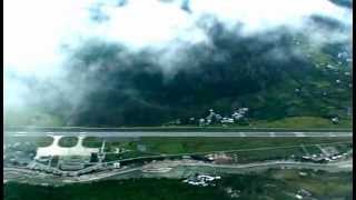 A spectacular landing on the Paro International Airport Bhutan [upl. by Naira949]