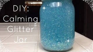 DIY Calming Glitter Jar ♡  MsXialin [upl. by Gar999]