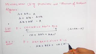 Boolean function minimization [upl. by Pietro]