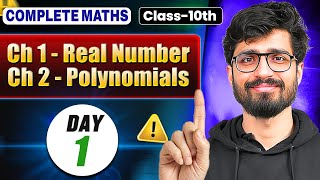 Class 10 Maths  Day 1  Real Numbers amp Polynomials  Class 10  Alakh Pandey  Ritik Sir [upl. by Ydahs]