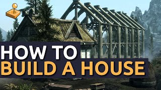 Skyrim Hearthfire Part 1 Building Our Home Architect Achievement Lets Play [upl. by Aika783]