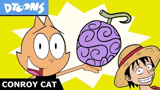 GumGum Fruit  One Piece  What Chu Got 6  Conroy Cat Cartoons by Dtoons [upl. by Niggem494]