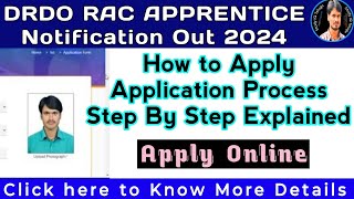 How to Apply DRDO GTRE Apprentice Step By Step Application Process In Telugu by Srikanth [upl. by Ttenrag48]