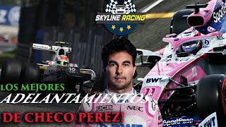 TOP 5 Los MEJORES ADELANTAMIENTOS DE SERGIO quotCHECOquot PEREZ [upl. by Lounge]