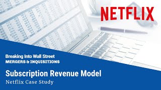 Subscription Revenue Model Netflix [upl. by Dnaleel]