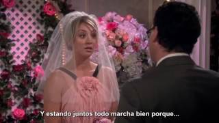 The Big Bang Theory  Leonard and Penny Wedding  1st Time [upl. by Enoyrt890]