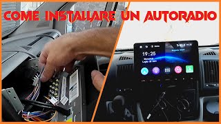 Come montare un autoradio di nuova generazione tipo tablet [upl. by Arthur640]