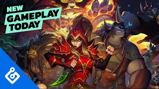 Hearthstone Mercenaries  New Gameplay Today [upl. by Ruzich620]