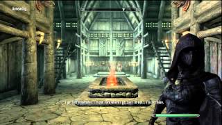 Skyrim Hearthfire DLC  How to start Hearthfire [upl. by Ihcur]