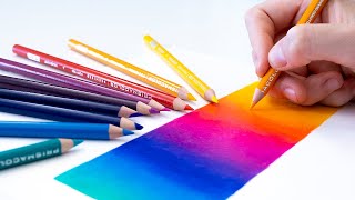 How to BLEND COLORED PENCILS For Beginners Prismacolor Tutorial [upl. by Renell476]