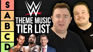 TIER LIST WWE Entrance Themes [upl. by Dare]