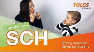 Logopädie Übung für Kinder – Lautbildung SCH [upl. by Asyram]