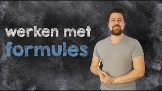 Verbanden  Werken met formules [upl. by Tica770]